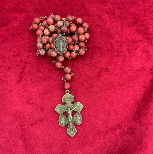 Handmade Redstone Rosary