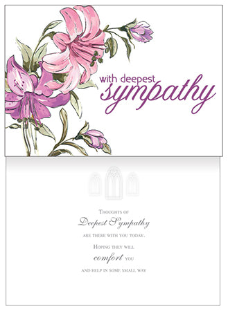 Sympathy Funeral Catholic Cards