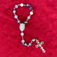 Handmade Blue Stone Single Decade Rosary.