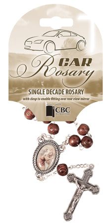 Rosary beads for car catholic
