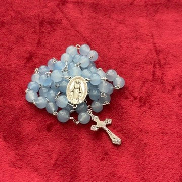 Blue Rosary Beads Online Gifts