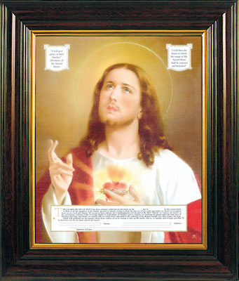 Christ framed picture jesus