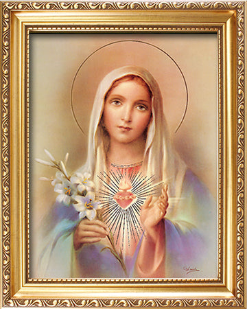 Our Lady framed picture