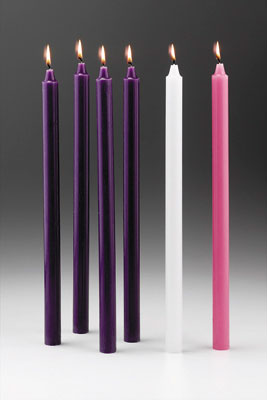 Traditional Catholic advent candles online store