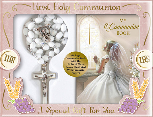 girls first holy communion book