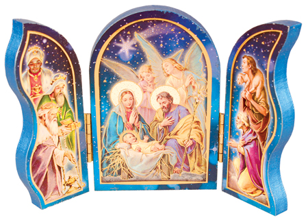 Holy family triptych