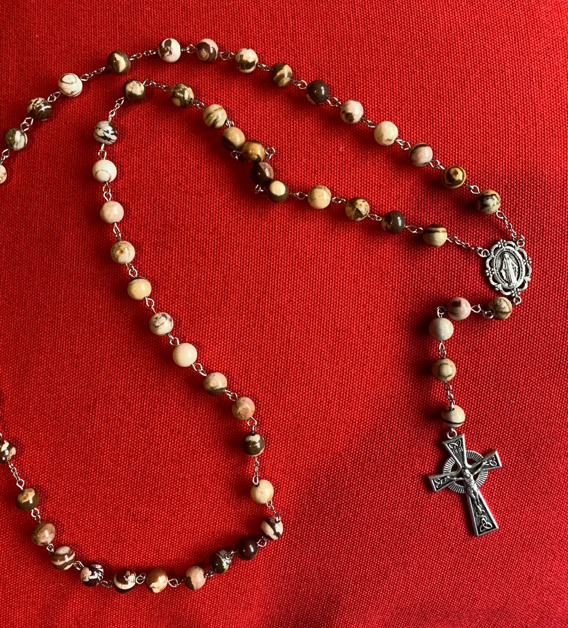 Handmade Rosary Australia Stone Rosary Catholic gift