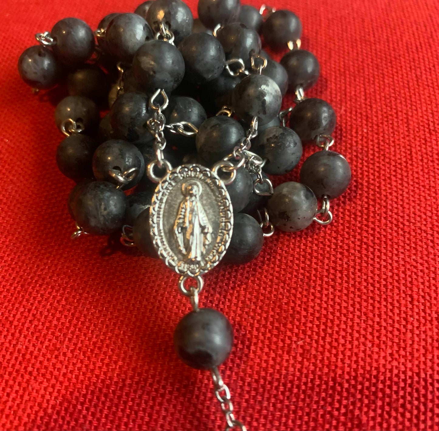 Handmade Black Labradorite Rosary