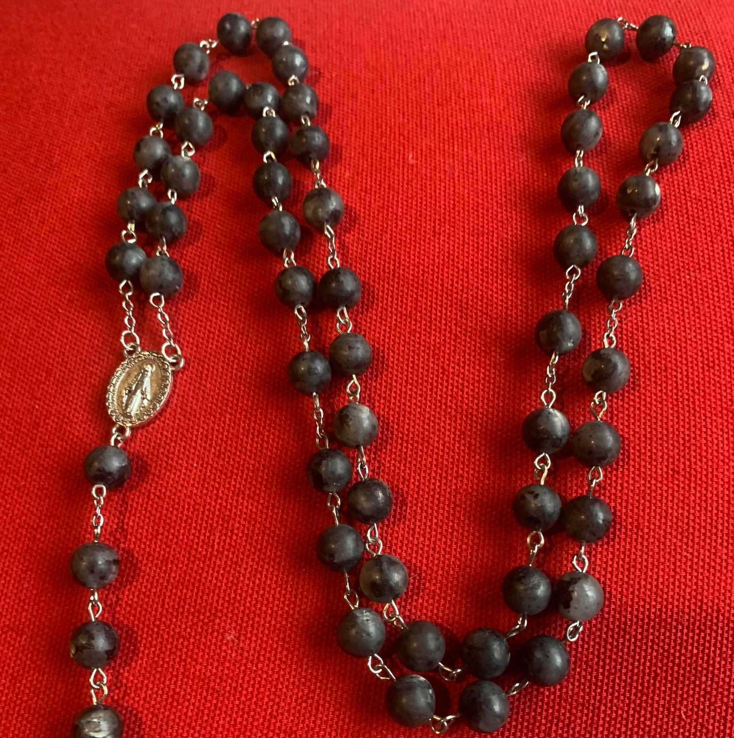 Handmade Black Labradorite Rosary