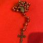 Handmade Rosary Red Stone Rosary Catholic gift