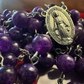 Handmade Rosary Amethyst Rosary Catholic gift