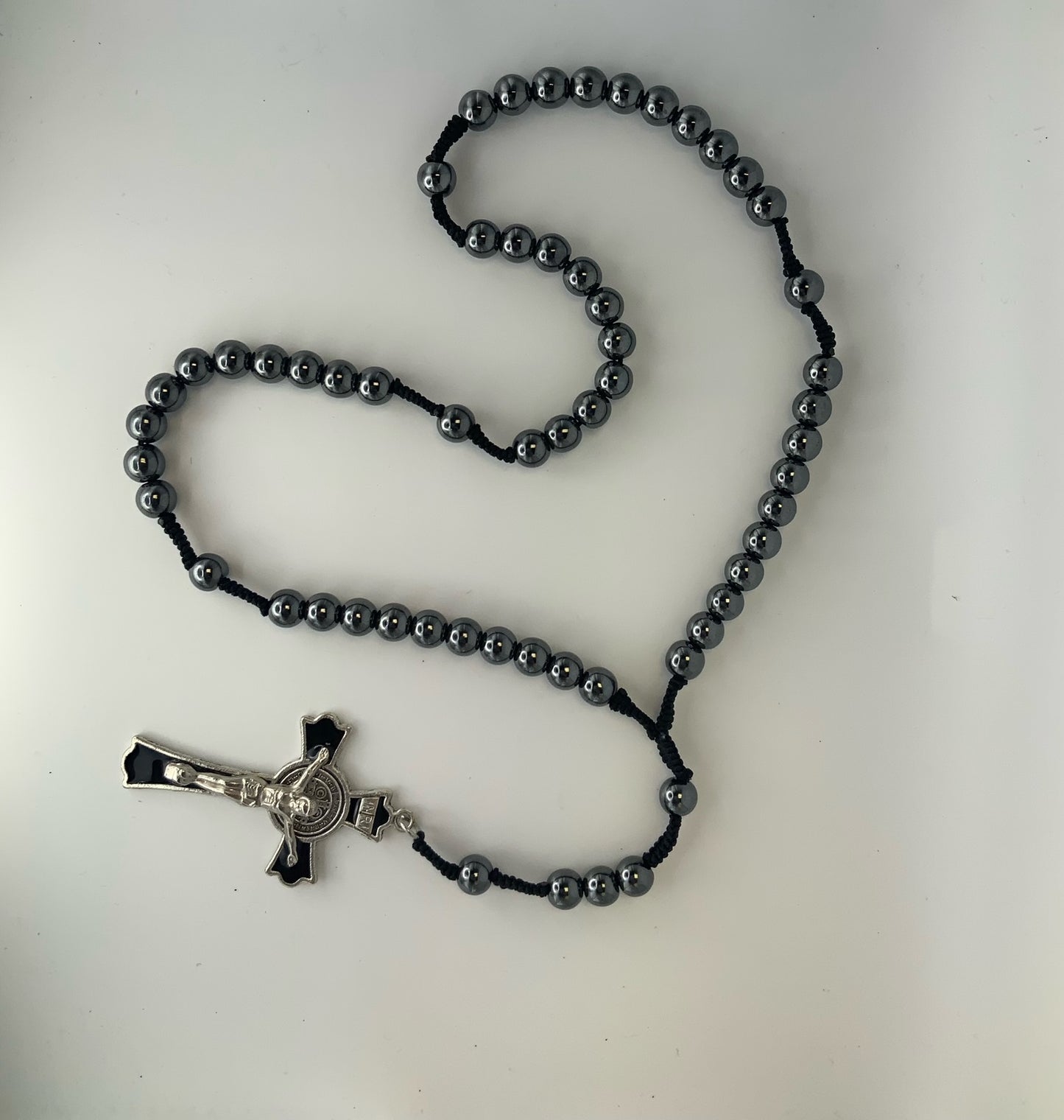 Hematite paracord rosary