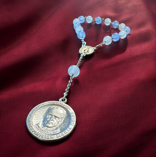 Handmade Saint Maximilian Mary Kolbe Chaplet