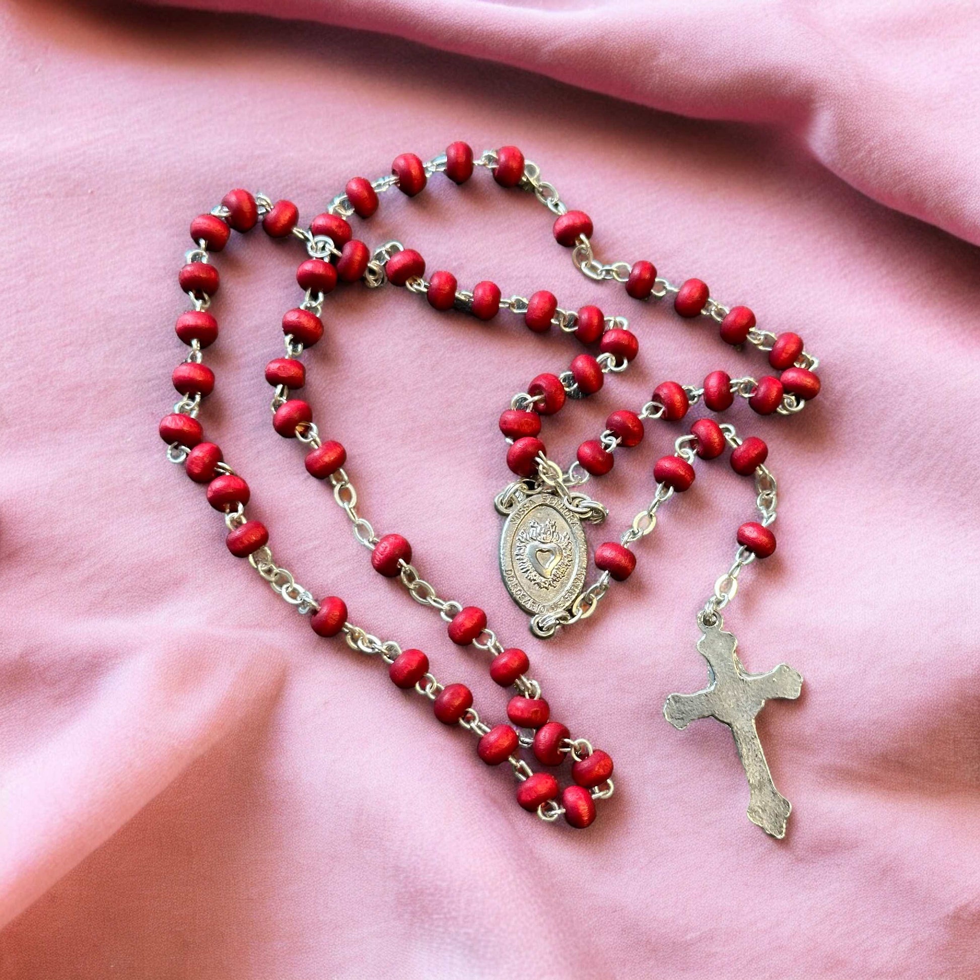 rose scented pink rosary