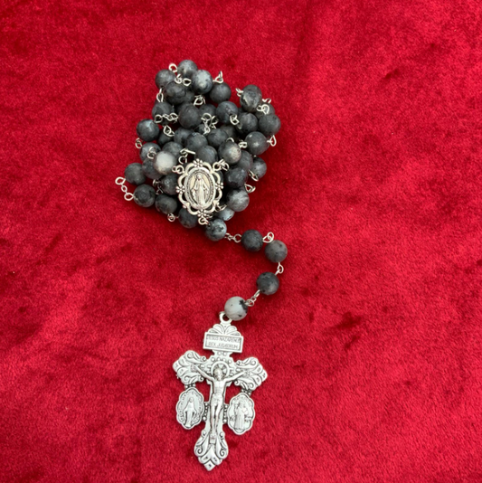 Handmade Black Labradorite Rosary