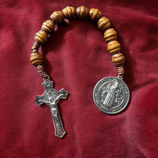 St Benedict Medal Single Decade Rosary