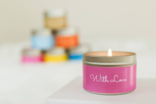 With Love candle