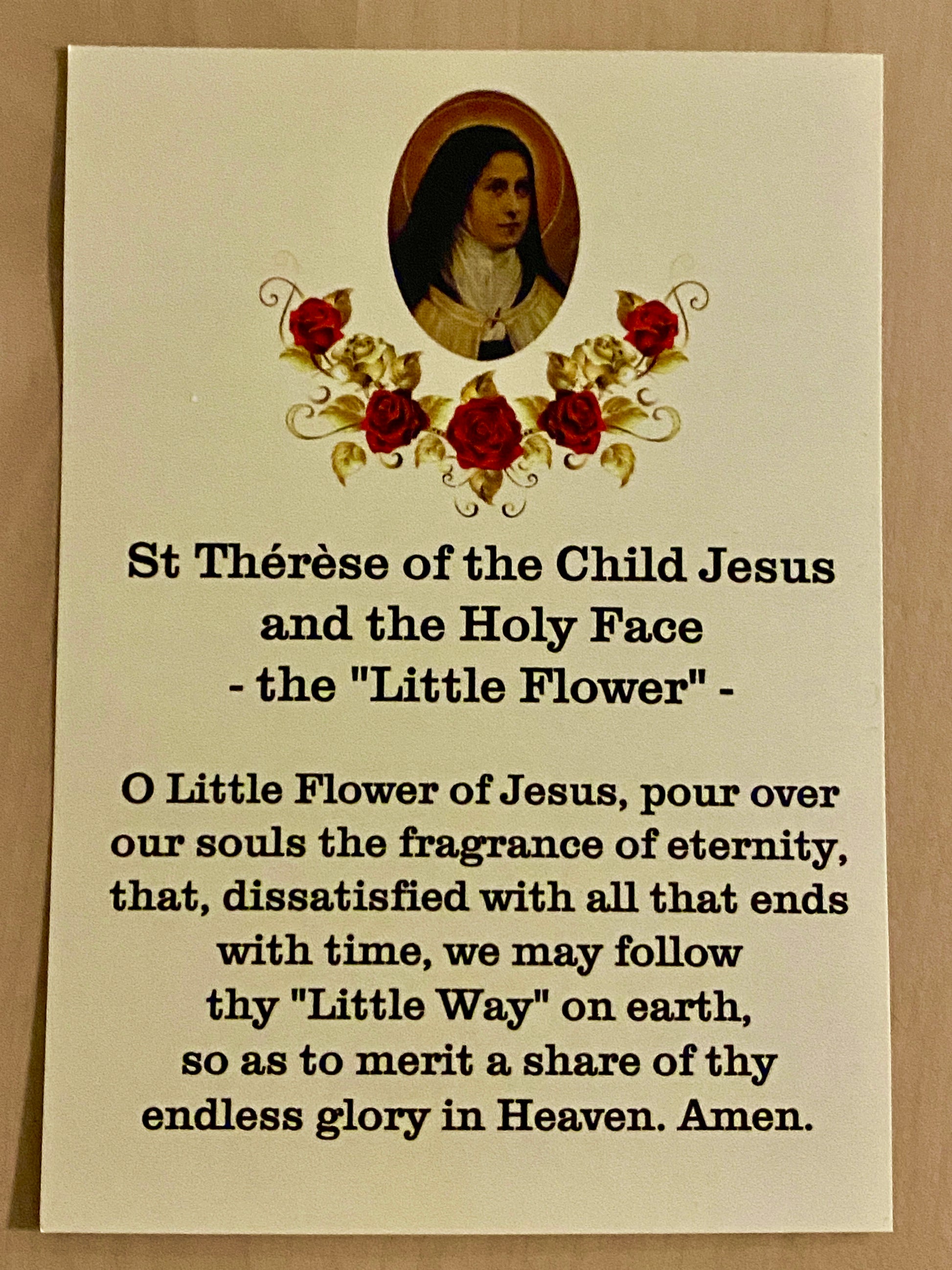 st therese child jesus prayer