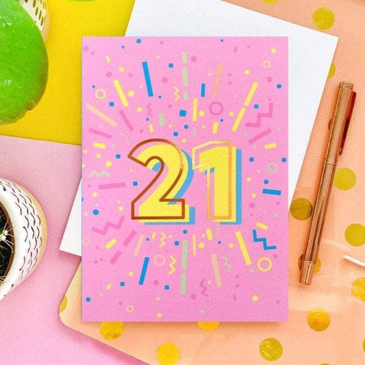 21 birthday card